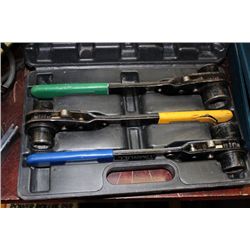TRUMBALL RATCHETING WRENCHES IN CASE