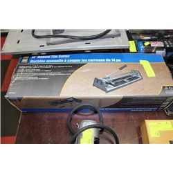 14" MANUEL TILE CUTTER