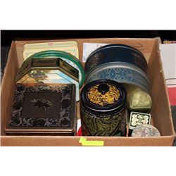 VINTAGE TIN CAN COLLECTION