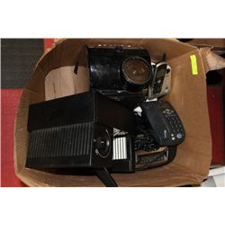 BOX OF KITCHEN APPS, W/ BRAUN ESSPRESSO MAKER