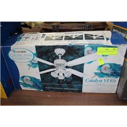 COMPACT CEILING FAN, WHITE, NEW IN BOX