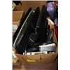 Image 1 : BOX OF COMPUTER ACCESSORIES  AND MONITOR