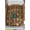 Image 1 : BOX OF GLASS INSULATORS