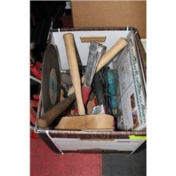 DRYWALL HAMMERS AND TOOLS IN BOX