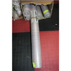 DOUBLE ROLLS OF ROSE/GRAY WALLPAPER