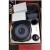 Image 1 : BOX OF MISC.; BOSE, SONY, & JBL SPEAKERS