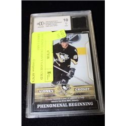 2005 SIDNEY CROSBY GAME USED JERSEY CARD