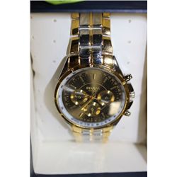 ROSRA GOLD TONE MEN'S WATCH