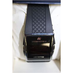 INTERCREW LED BLACK WATCH