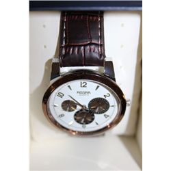 ROSRA QUARTZ LEATHER MEN'S WATCH