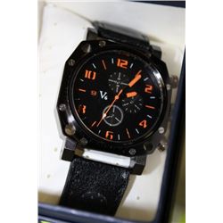 CHRONOGRAPH LEATHER MEN'S WATCH