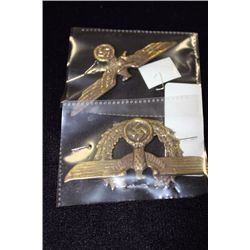 NAZI BADGES X2 (SELLING AS IS)