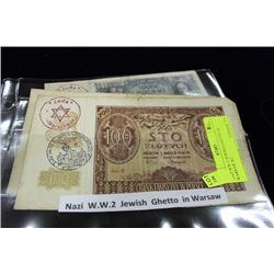 NAZI WW-2 JEWISH GHETTO IN WARSAW X3