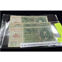 SS TOTENKOPF (SKULL HEADS) PANZER DYV. X3