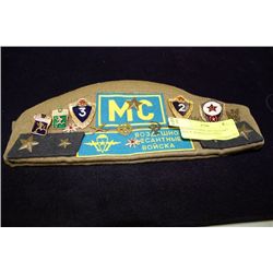 RUSSIAN COMMUNIST MILITARY HAT W/ BADGES ON CHOICE