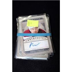 BUNDLE OF AUTOGRAPHED NHL CARDS