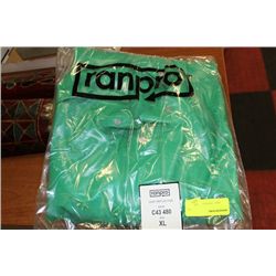 GREEN HEAVY DUTY REFLECTIVE RAIN COAT ON CHOICE: