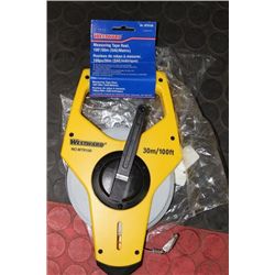 NEW 100' MEASURING TAPE REEL