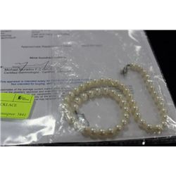 CULTURED PEARLS NECKLACE