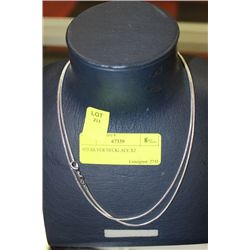.925 SILVER NECKLACE X2