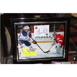 DAVE PERRION AUTOGRAPHED HOCKEY PHOTO