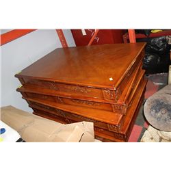 CARVED STYLE COFFEE TABLE