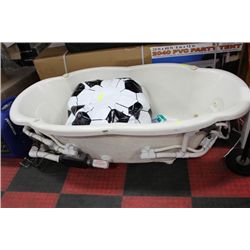JETTED JACCUZI TUB WITH PUMP