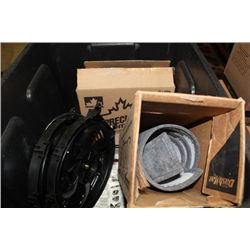 BOX WITH ENGINE COOLING FANS ETC