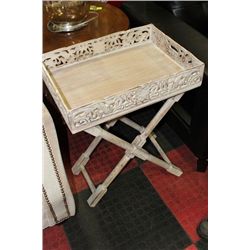 SHOWHOME WOOD DECORATIVE SERVING TABLE