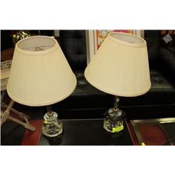 PAIR OF ESTATE VINTAGE LAMPS