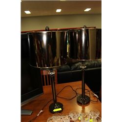 PAIR OF SHOWHOME LAMPS