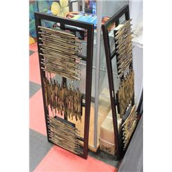 #30 PAIR OF SHOWHOME BAMBOO STYLE WALL HANGINGS