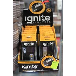 BOX OF 10 USB RECHARGABLE LIGHTERS
