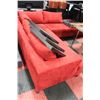 Image 1 : #13 RED MICROFIBRE SECTIONAL