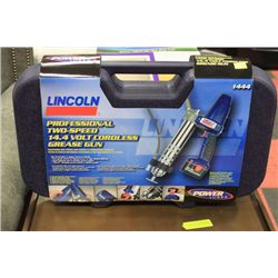 LINCOLN 14.4 VOLT CORDLESS GREASE GUN