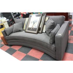 #23 GREY FABRIC SHOWHOME SOFA