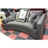 Image 1 : #23 GREY FABRIC SHOWHOME SOFA