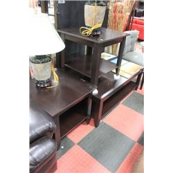 3 PC COFFEE TABLE SET