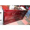 Image 1 : CHERRY WOOD 6 DRAWER DRESSER (MINOR CORNER