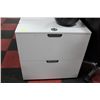Image 1 : SHOWHOME WHITE 2 DRAWER FILING UNIT