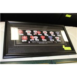 #47 NEW ENGLAND PATRIOTS FRAMED PICTURE
