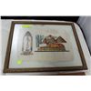 Image 1 : FRAMED EGYPTIAN PAPYRUS PICTURE