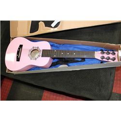 #62 CHILDRENS GUITAR W ACCESSORIES