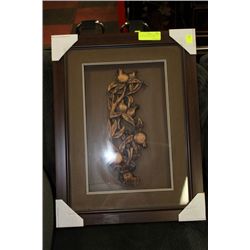 WOOD CARVING WALL ART