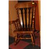 Image 1 : WOODEN ROCKING CHAIR