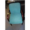 Image 1 : CHERRY WOOD GREEN OFFICE ARMCHAIR X6