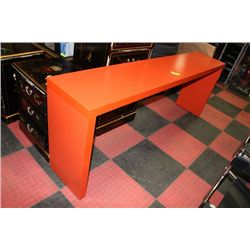 #51 ORANGE BED TABLE