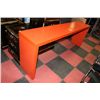 Image 1 : #51 ORANGE BED TABLE