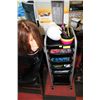Image 1 : TROLLEY W/ MANIQUIN, RODS, ROLLERS ETC.