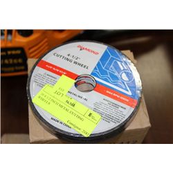 (10) 4 1/2 INCH METAL CUTTING  WHEELS
